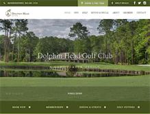 Tablet Screenshot of dolphinheadgc.com